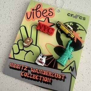 CROCS Jibbitz Wanderlust Collection: New York/NYC (Pack of 5)